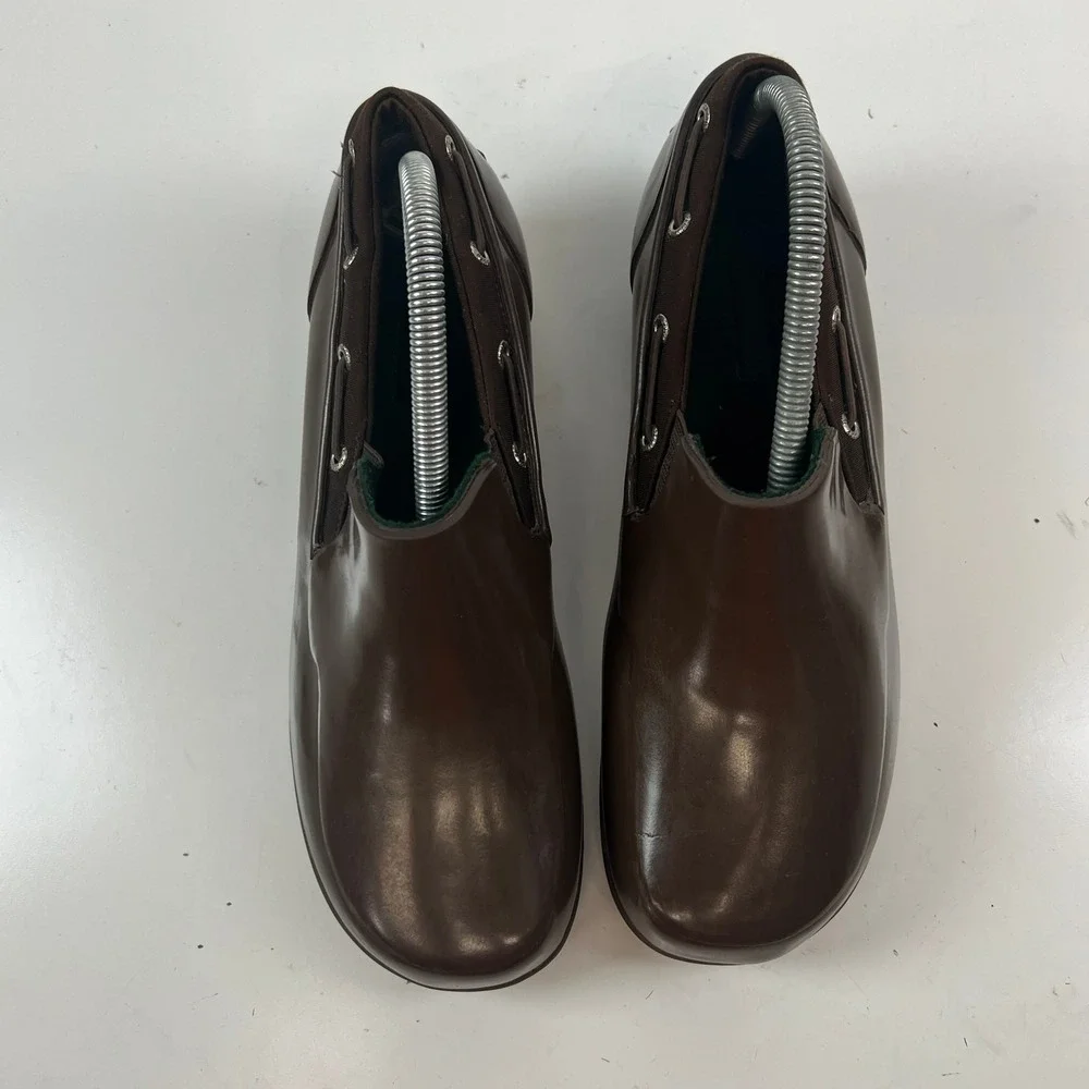 Sperry Saltwater Womans Duck Boot Brown Waterproof‎  9